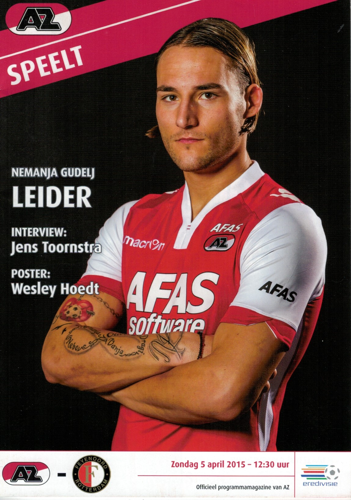 AZ Programma 5-apr-2015 Feyenoord thuis